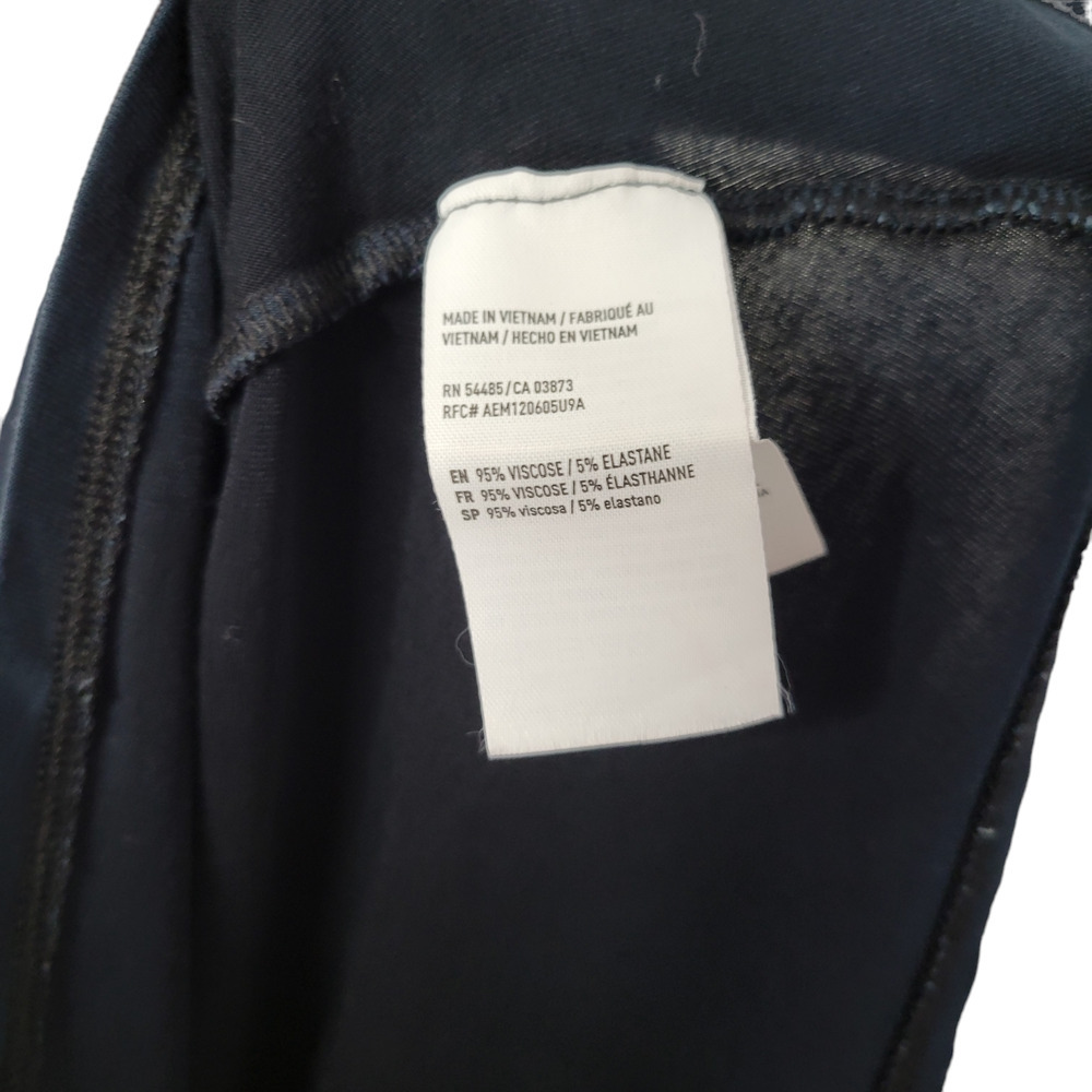 American Eagle Sleeveless Keyhole Weathered Navy Flow Tunic Dress Women Sz Small - Picture 6 of 9